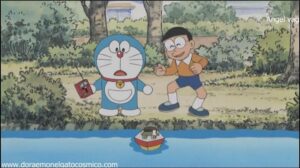 Doraemon Capitulo 63 La guerra de maquetas
