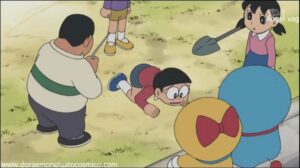 Doraemon Capitulo 155 La expedicion al mundo subterraneo primera parte