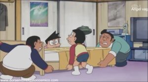 Doraemon Capitulo 341 Mudanza con rodillo aplanador